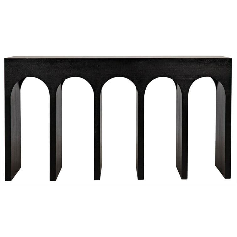 Noire Bridge Wooden Console Table Default Title