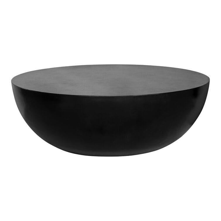 Noire Concrete Drum End Table Default Title