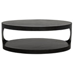 Noire Eclipse Floor Shelf Coffee Table Default Title