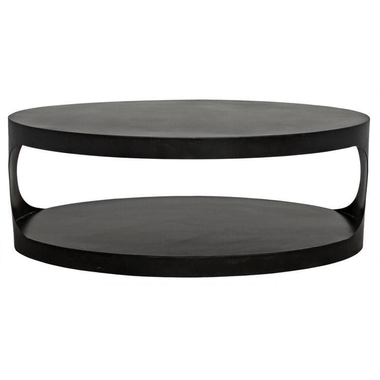 Noire Eclipse Floor Shelf Coffee Table Default Title