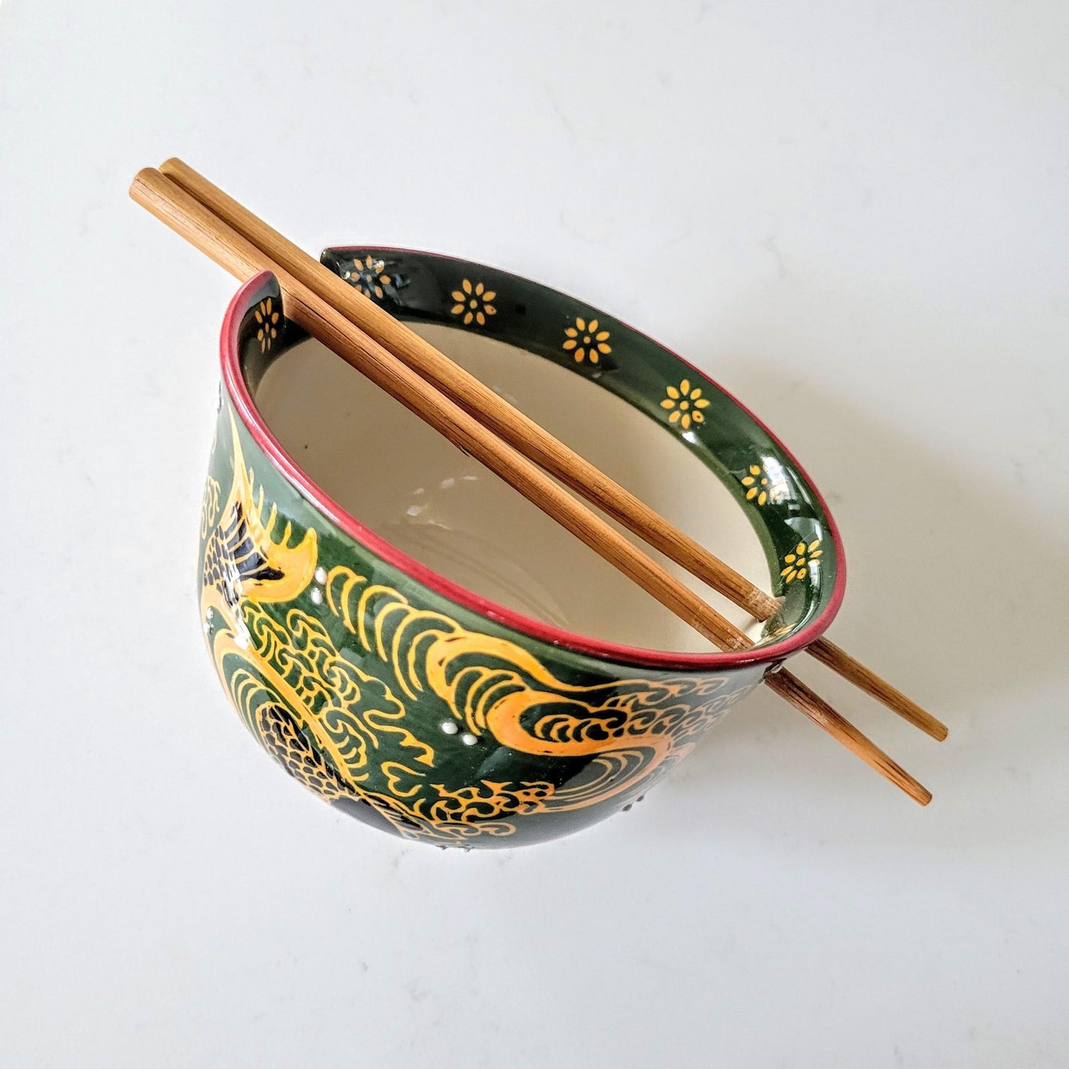 Noodle Bowl with Chopsticks