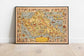 Oahu Island Map Print| Art History - MAIA HOMES