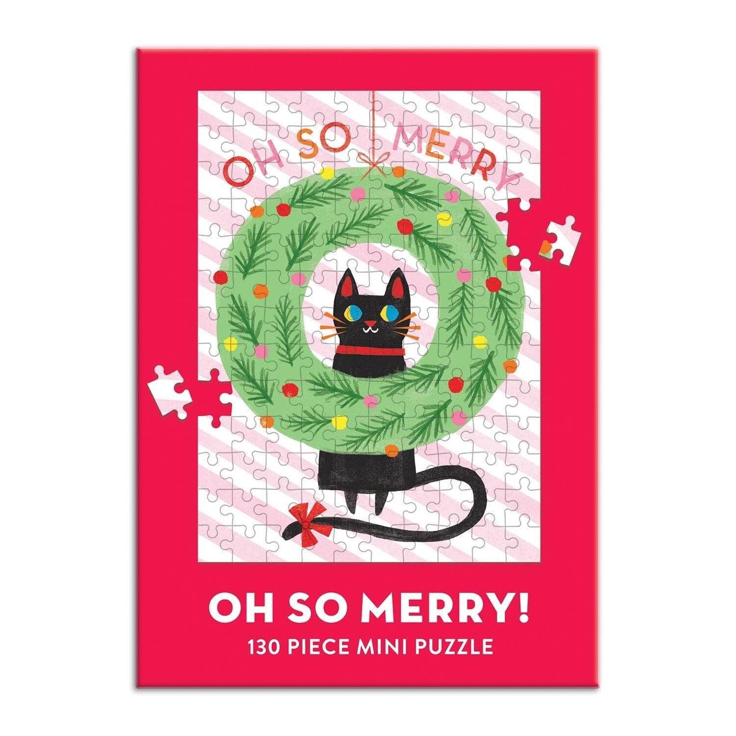 Oh So Merry 100 Piece Mini Jigsaw Puzzle - MAIA HOMES