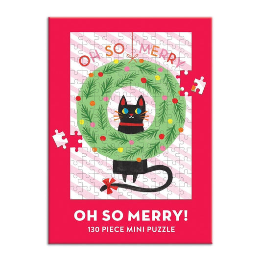Oh So Merry 100 Piece Mini Jigsaw Puzzle - MAIA HOMES