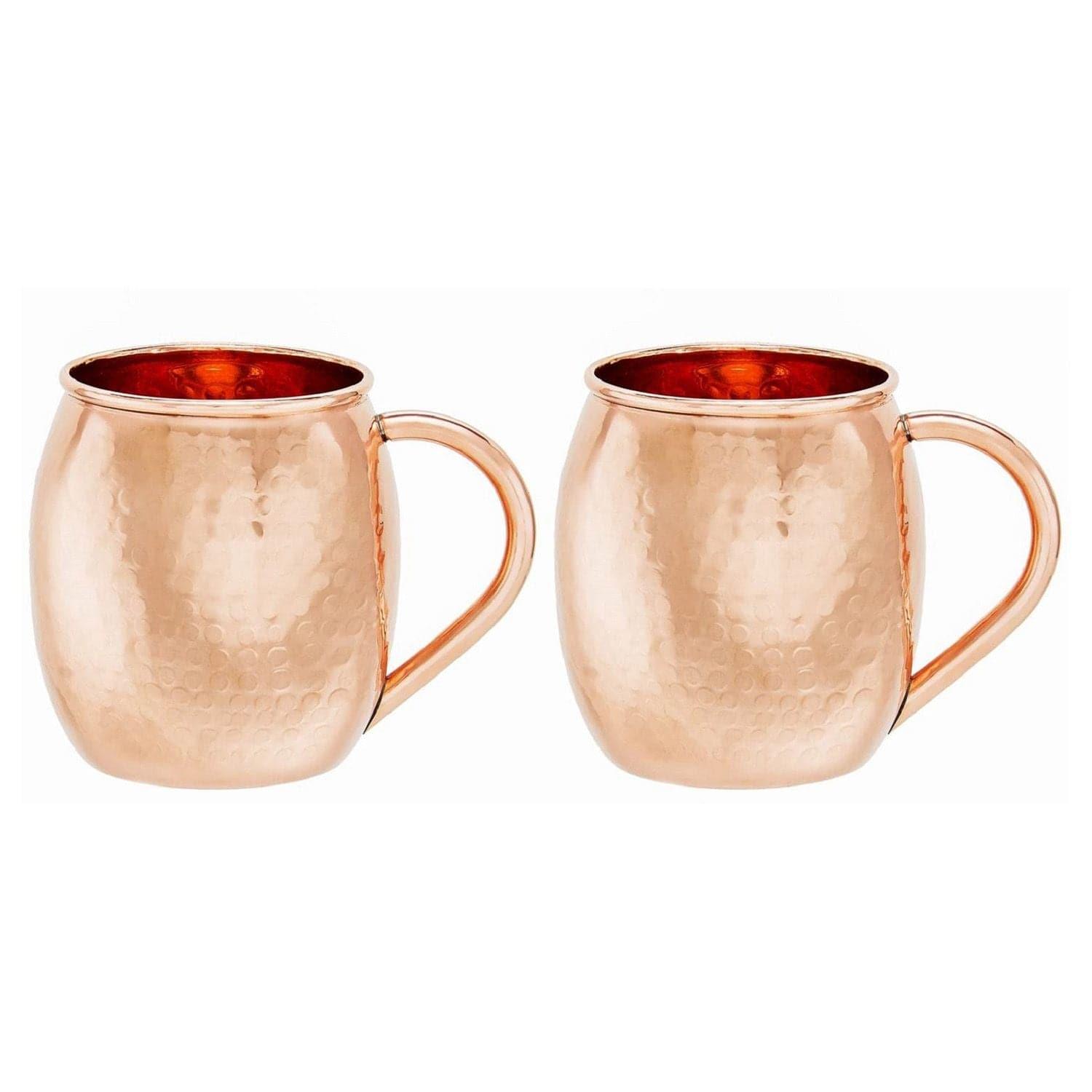 Old Dutch 2-pc. Hammered Copper Moscow Mule Mug Set Copper