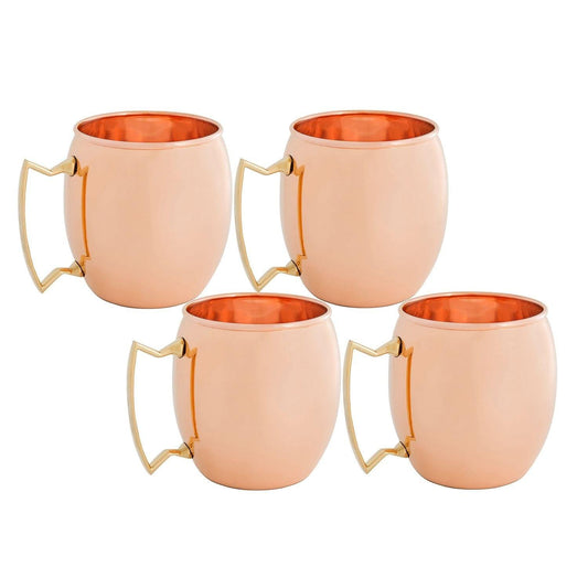 Old Dutch 4-pc. Solid Copper Moscow Mule Mug Set - MAIA HOMES