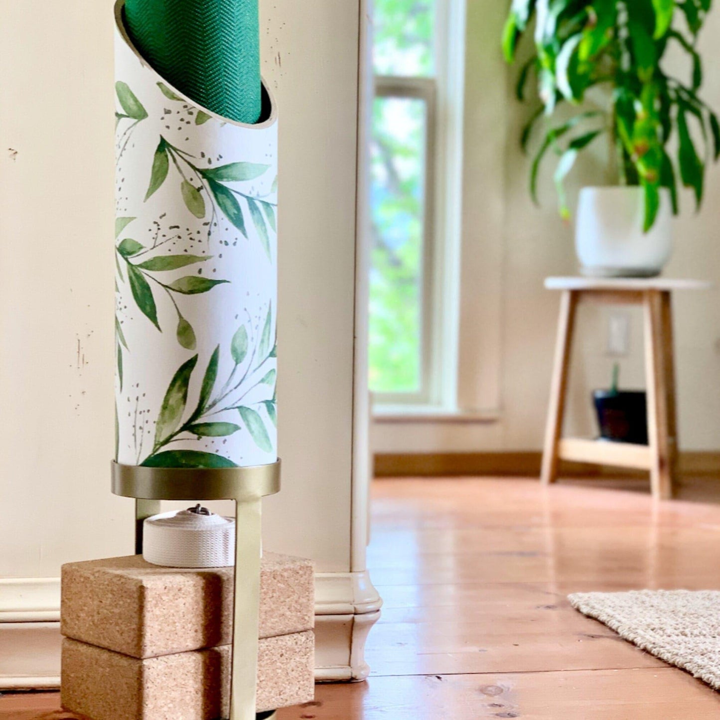 Olive Yoga Mat Storage Tube - MAIA HOMES