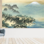 Oriental Japanese Ocean Landscape Wall Mural