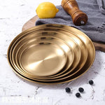 Osiris Gilded Serving Plates 20cm dia