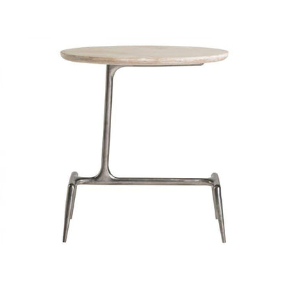 Oval Stone End Table Default Title