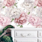 Oversized Peonies Floral Watercolor Wallpaper - MAIA HOMES
