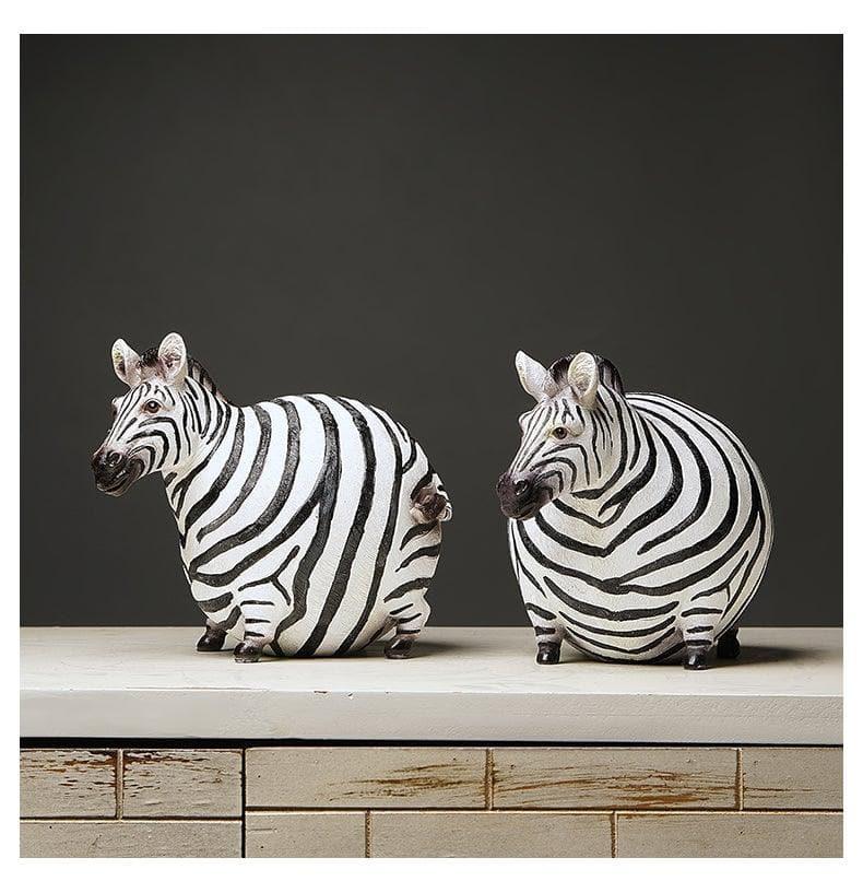 Oversized Zebra Figurines - MAIA HOMES