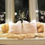 Pack of 4 Faux Fur Euro Pillow Covers 26" x 26"