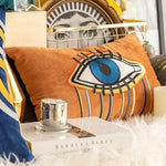 Painted Evil Eyes Throw Pillow Covers