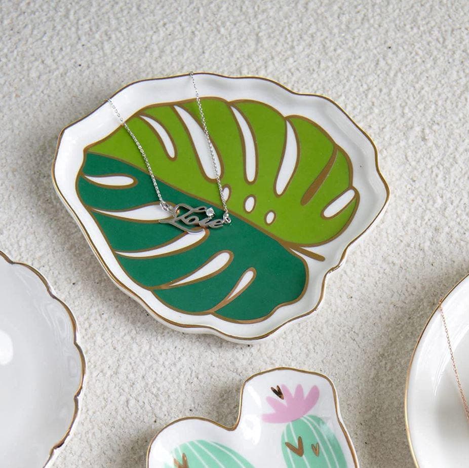 Palms Leaf Trinket Dish