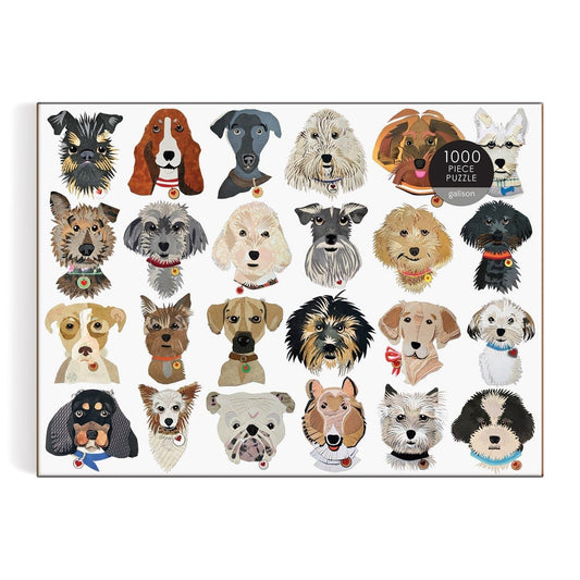 Paper Dogs 1000 Piece Puzzle - MAIA HOMES