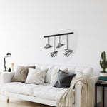 Paper Plane Hanging Metal Wall Art