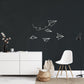 Paper Planes Metal Wall Decor