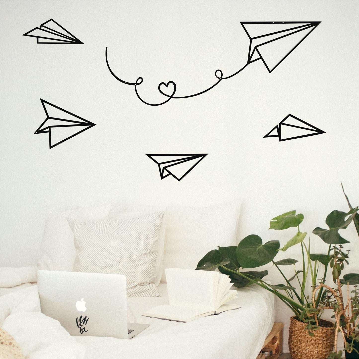 Paper Planes Metal Wall Decor