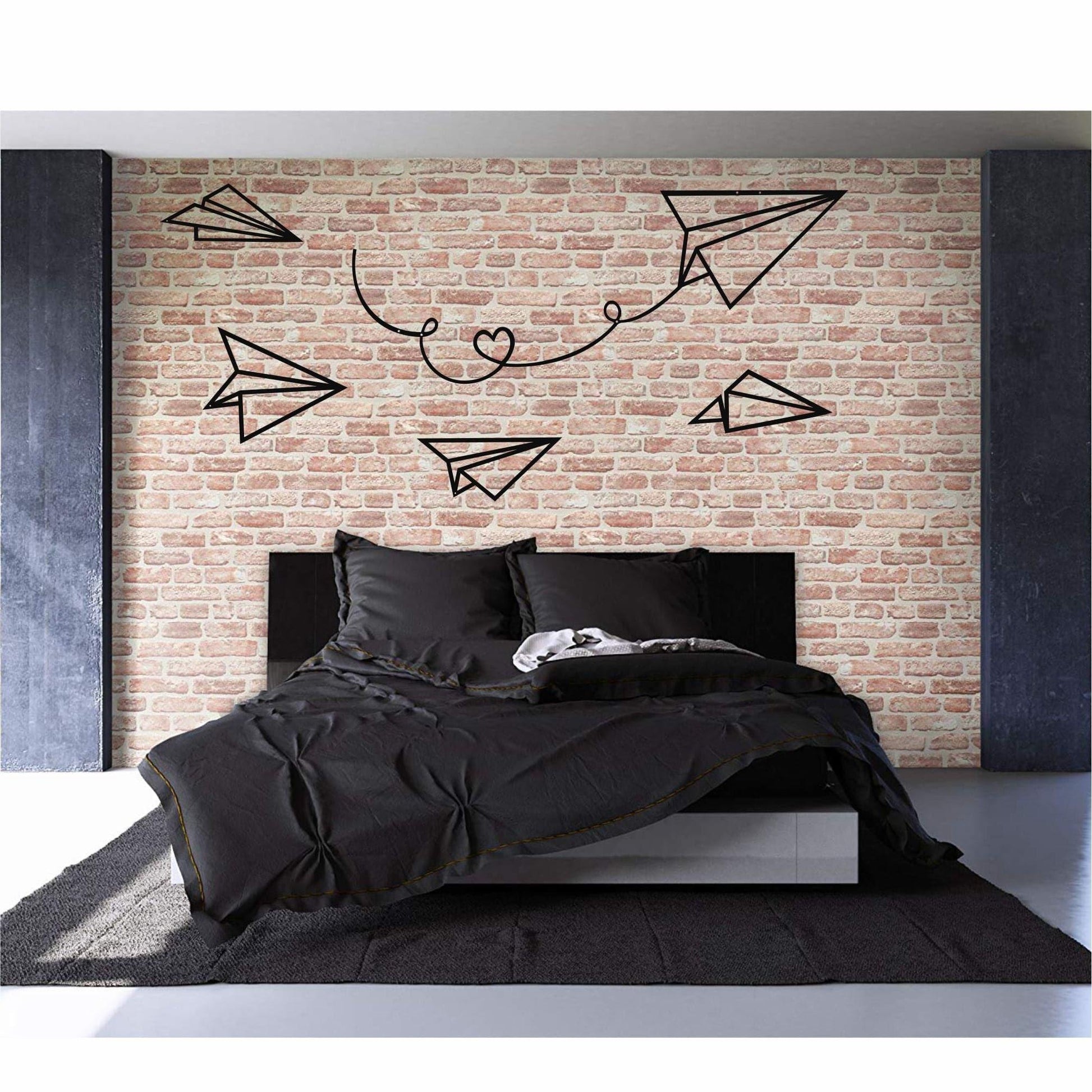 Paper Planes Metal Wall Decor