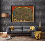 Paris Map Print| Art History