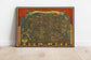 Paris Map Print| Art History - MAIA HOMES
