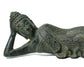 Patina Bronze Reclining Buddha Statue