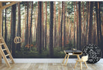 Peace in Pine Forest Wall Mural