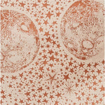 Peachy Moon and Starry Sky Wall Hanging Tapestry