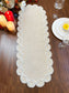 Pearl and Bead Scallop Table Runner - MAIA HOMES