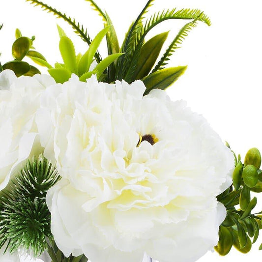 Peony Centerpiece in Vase - MAIA HOMES