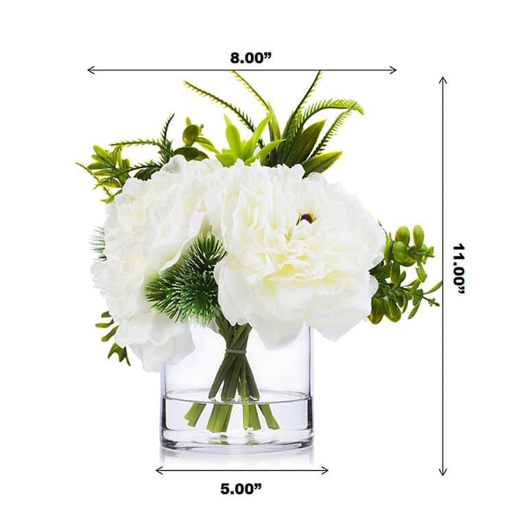 Peony Centerpiece in Vase