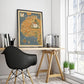 Pictorial Map of North and West Africa| Poster Print