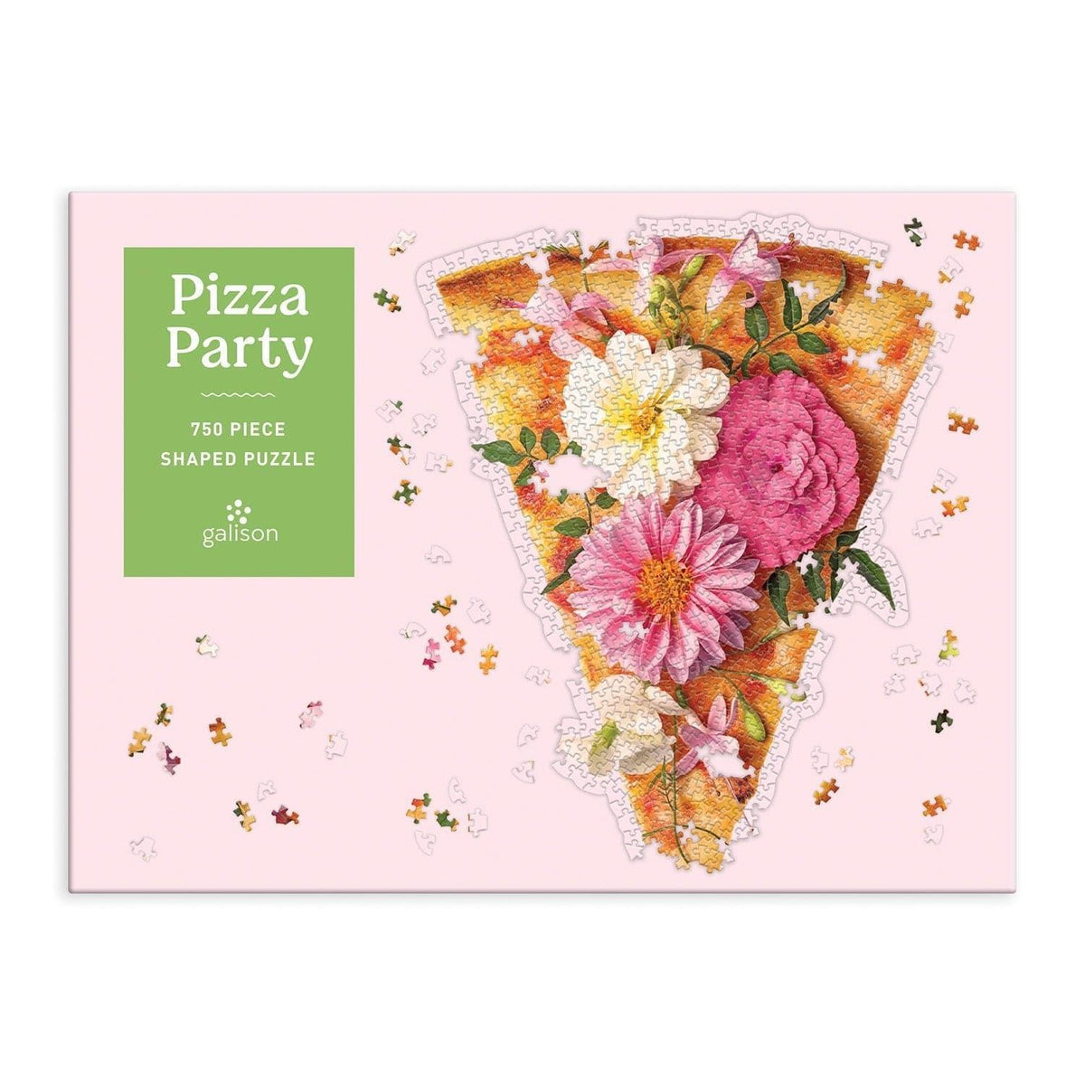 Pizza Party 750 Piece Shaped Jigsaw Puzzle