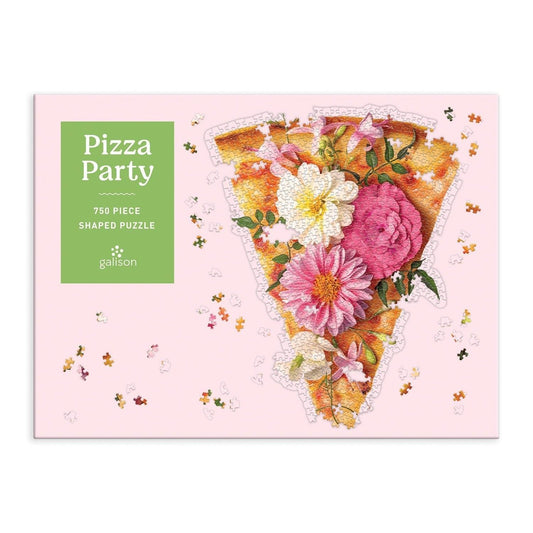 Pizza Party 750 Piece Shaped Jigsaw Puzzle - MAIA HOMES