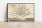 Porto City Map Wall Print| 1833 Porto Map - MAIA HOMES