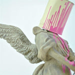 Pouring The Paint Iron Bucket Angel Statue