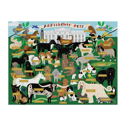 Presidents' Pets 2000 Piece Puzzle - MAIA HOMES