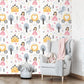 Princess and Unicorns Nursery Wallpaper - MAIA HOMES