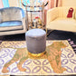 Printed Fierce Horse Cotton Area Rug with Tassels - MAIA HOMES