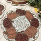 Pumpkin Harvest Beaded Placemat - Set of 6 - MAIA HOMES