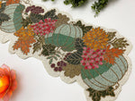 Pumpkins and Flowers Beaded Table Runner Default Title