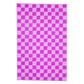 Purple Checker Jute Rug