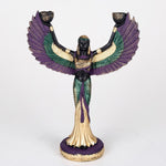 Purple Goddess Isis Candlestick