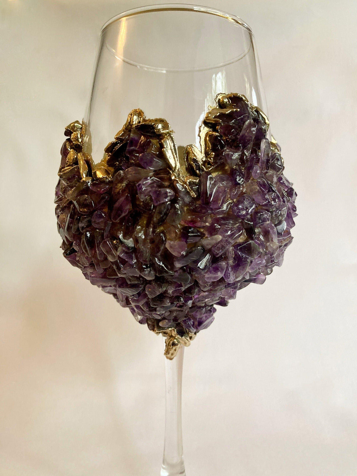 Purple Quartz Wine Glass - Set of 2