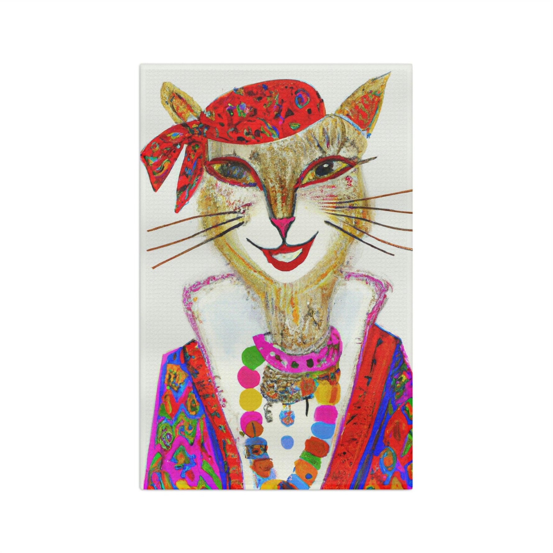 Pussy Cat Boss Soft Tea Towel 16'' × 25''