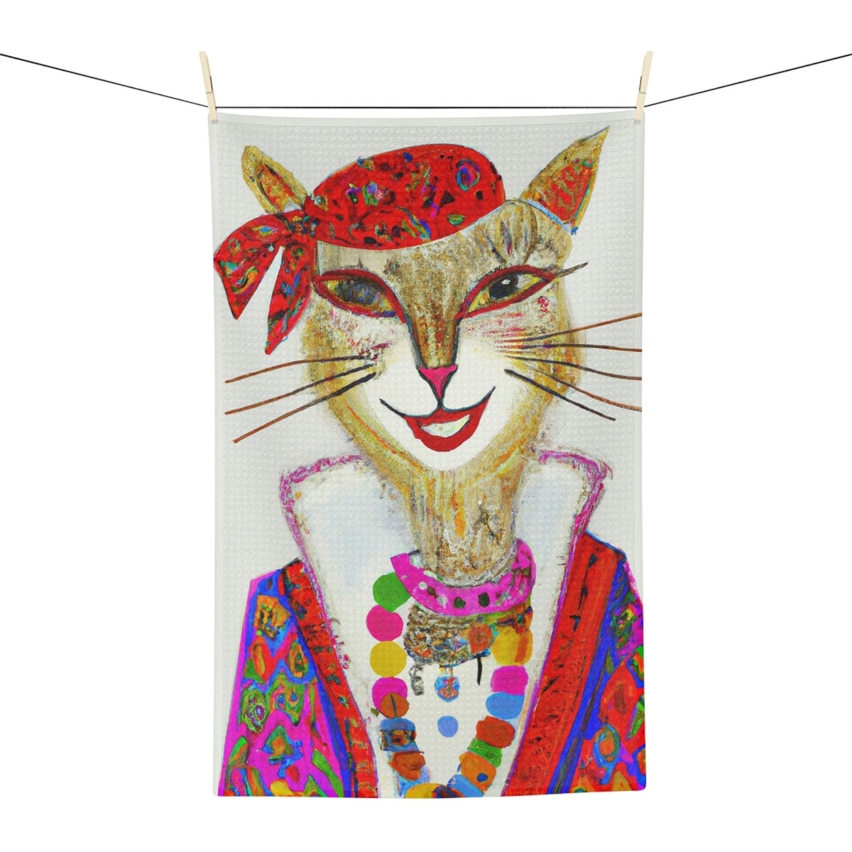 Pussy Cat Boss Soft Tea Towel