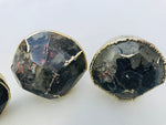 Pyrite Gemstone Agate Cabinet Door Pull Handle - Set of 4