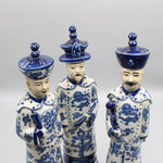 Qing Dynasty Emperors Standing Ceramic Figurine