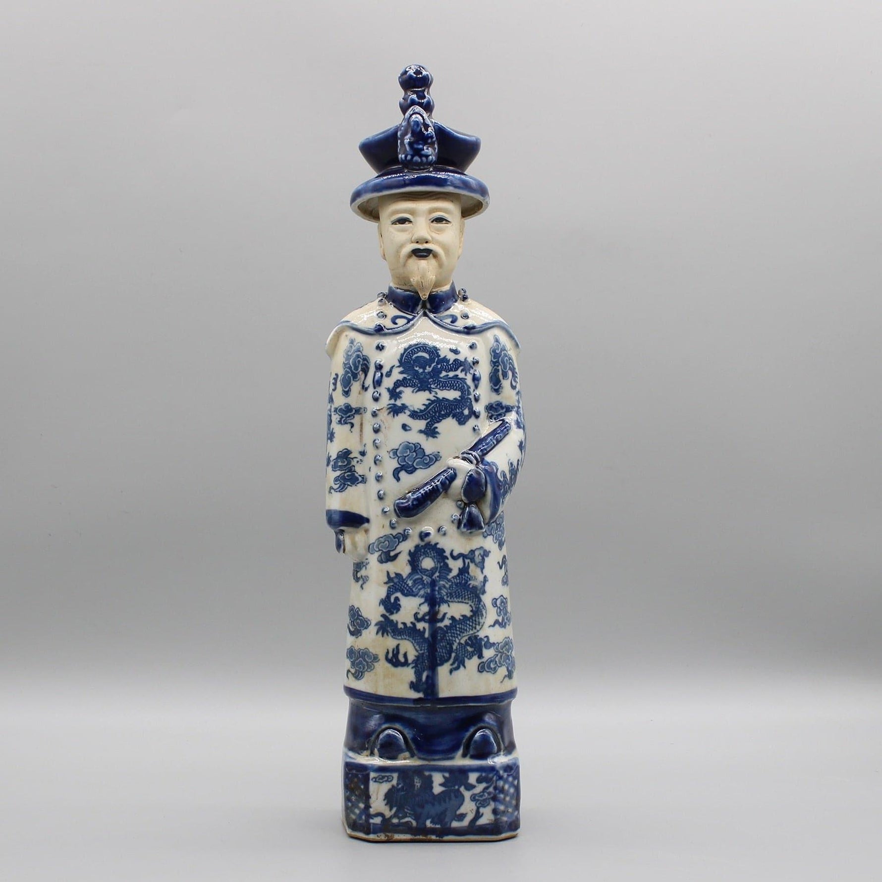 Qing Dynasty Emperors Standing Ceramic Figurine Emperor 2